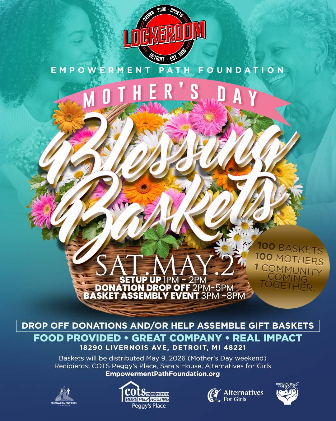 Mother's Day Blessing Baskets Event - May 2, 2026